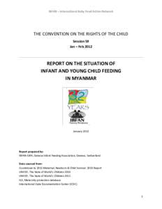 IBFAN – International Baby Food Action Network  THE CONVENTION ON THE RIGHTS OF THE CHILD Session 59 Jan – Feb 2012