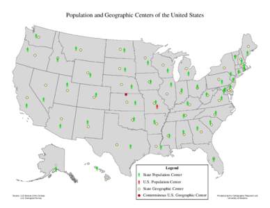 Population and Geographic Centers of the United States : : :