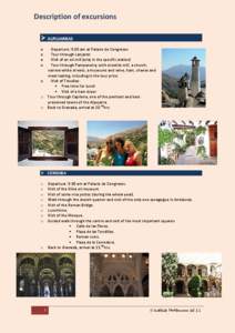 Description of excursions  ALPUJARRAS o