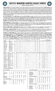 Microsoft Word[removed]Mariners Winter League Report.doc
