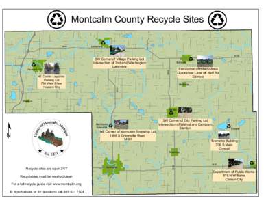 Montcalm County Recycle Sites  & Howard City