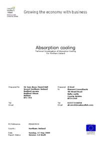 Absorption Cooling Technical Investigation for Northern Ireland (PDF)