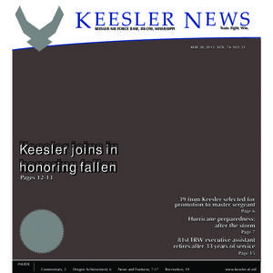 Biloxi /  Mississippi / Keesler Air Force Base / 81st Training Wing / Air Education and Training Command / 45th Airlift Squadron / Second Air Force / Center For Naval Aviation Technical Training Unit Keesler / Samuel Reeves Keesler / United States Air Force / Mississippi / United States