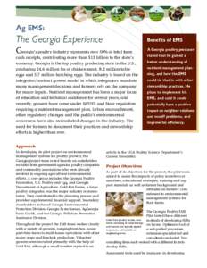 Ag EMS:  The Georgia Experience Benefits of EMS