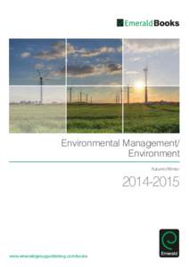 Environmental Management/ Environment Autumn/Winter[removed]