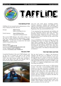 TAFFline #4  TAFF: The Newsletter