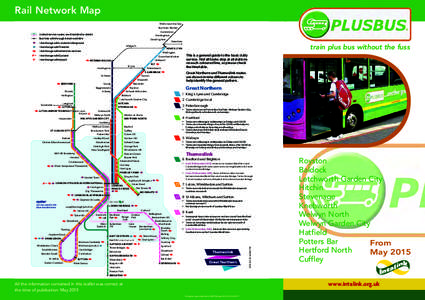 Rail Network Map Wells-next-the-Sea Burnham Market Hunstanton Limited service routes; see timetable for details