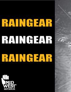 RAINGEAR RAINGEAR RAINGEAR