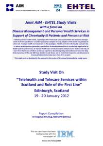Technology / Medicine / Telecare / Telemedicine / NHS Scotland / Scottish Government Health and Social Care Directorates / EHealth / National Health Service / Healthcare in Scotland / Health / Health informatics / Telehealth