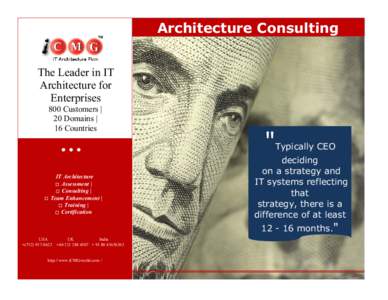 Architecture Consulting IT Architecture Assessment | Consulting | Team Enhancement | Training |