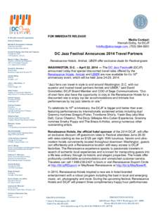 FOR IMMEDIATE RELEASE  A 501(c)(3) nonprofit organization Media Contact: Hannah Dolby, for DCJF
