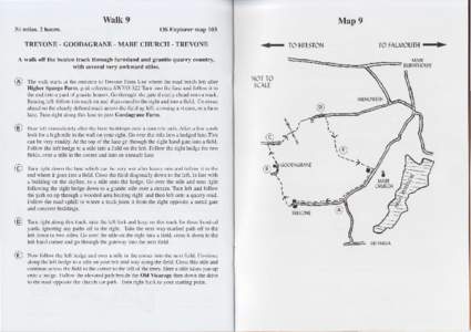 Walk 9 3%miles.2hours. Map 9 OSExplorermap103