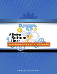 A Letter from the Chair Today, Americans with disabilities are facing disproportionately high rates of unemployment compared to Americans without disabilities. As America confronts broader challenges around developing o