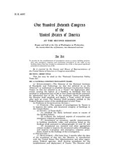 H. R[removed]One Hundred Seventh Congress of the United States of America AT THE SECOND SESSION