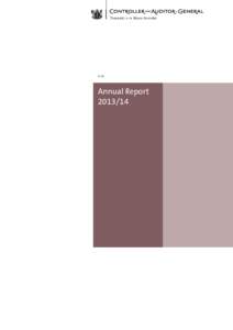 B.28  Annual Report[removed]  Office of the Auditor-General