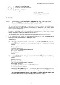 Markets in Financial Instruments Directive / Unfair Commercial Practices Directive / Undertakings for Collective Investment in Transferable Securities Directives / Government procurement in the European Union / Unfair Terms in Consumer Contracts Directive / European Union directives / Law / European Union