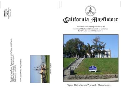 CALIFORNIA MAYFLOWER  24 VOLUME XXXVI, No. 6