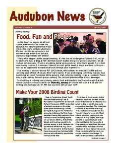 Audubon News Volume 13, Issue 5 January[removed]Monthly Meeting