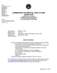 NT[removed]Commission on Mental Health and Addiction