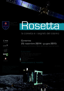 Sistema Museale di Ateneo Museo delle Scienze Rosetta la cometa e i segreti del cosmo