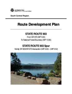 SR 903 Route Development Plan