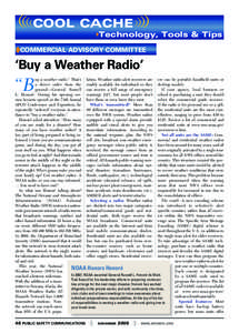 Atmospheric sciences / KEC62 / KPS504 / NOAA Weather Radio / Radio / Meteorology