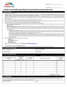 Itemized deduction / Income tax in the United States / Reimbursement / Medicare / Government / Business / FSA debit card / Cafeteria plan / Taxation in the United States / Employment compensation / Flexible spending account