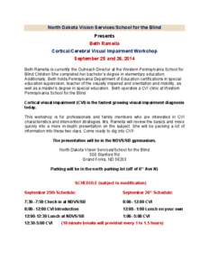 Microsoft Word - CVI Workshop Information