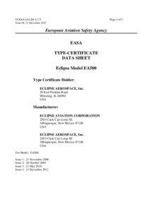 Page 1 of 1  TCDS EASA.IM.A.171