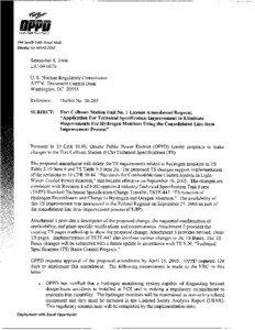 Fort Calhoun Station Unit No. 1 License Amendment Request, 