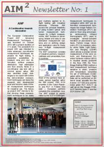AIM² A Continuation towards Innovation The European Collaborative Project AIM² - Advanced Measurement Techniques 2