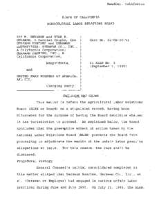 Unfair labor practice / National Labor Relations Act / California Agricultural Labor Relations Act / Labor relations at the Santa Barbara News-Press / The Blue Eagle At Work / National Labor Relations Board / Law / United States