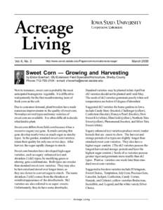 Acreage Living Vol. 6, No. 3 http://www.exnet.iastate.edu/Pages/communications/acreage/
