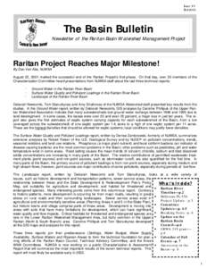 Issue #3 Fall 2001 The Basin Bulletin Newsletter of the Raritan Basin Watershed Management Project