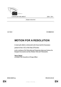 [removed]EUROPEAN PARLIAMENT Session document[removed]