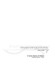 PIANO O DI GESTIONE GESTION GEST GE