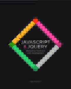 JAVASCRIPT &JQUERY interactive front-end web development  JON DUCKETT