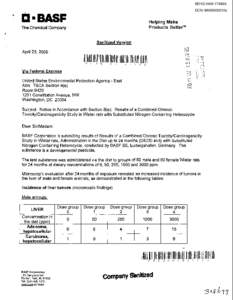 8EHQ-09-17486A  TSCA 8(e) Notice