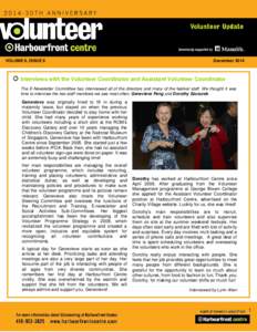 Harbourfront Centre / Civil society / Harbourfront / Volunteering / Toronto / Bukit Merah / Ontario