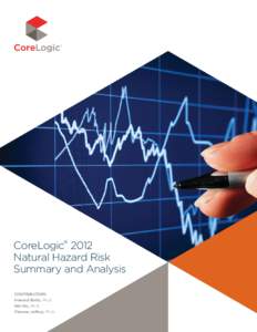 CoreLogic® 2012 Natural Hazard Risk Summary and Analysis CONTRIBUTORS: Howard Botts, Ph.D. Wei Du, Ph.D.