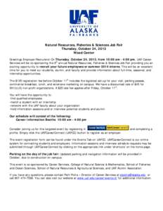 Marine biology / School of Fisheries and Ocean Sciences / Internship / Association of Public and Land-Grant Universities / Alaska / University of Alaska Fairbanks / Education
