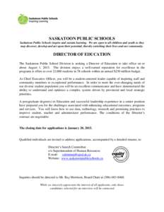Saskatoon Public School Division / Saskatoon