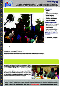 November - December, 2010 VolJICA schemes Grant Aid Loan