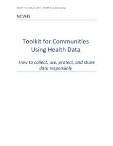 Toolkit for Communities Using Health Data - Leslie Francis Background