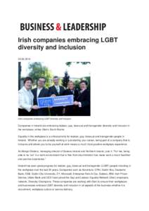 Irish companies embracing LGBT diversity and inclusion[removed]Irish companies embracing LGBT diversity and inclusion