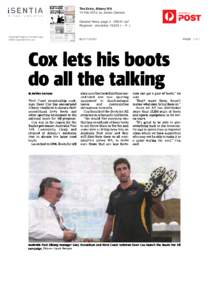 The Extra, Albany WA 14 Feb 2014, by Jordan Gerrans General News, page[removed]cm² Regional - circulation 19,[removed]F--)  Copyright Agency licensed copy