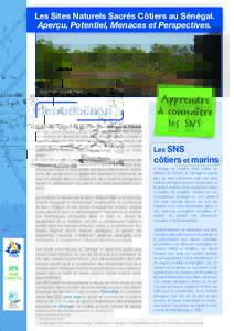 Les Sites Naturels Sacrés Côtiers au Sénégal. Aperçu, Potentiel, Menaces et Perspectives. Mare Casamance (M. Diouf)  Introduction