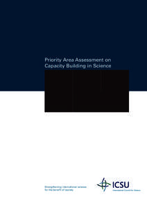 Priority Area Assessment on Capacity Building in Science Strengthening international science for the benefit of society