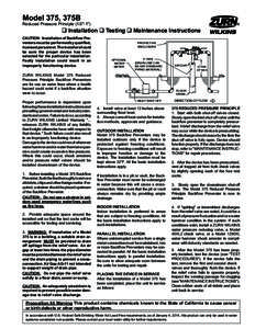 Model 375, 375B  Reduced Pressure Principle (1/2