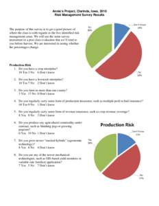 Microsoft Word - RiskManagementSurveyResultslc